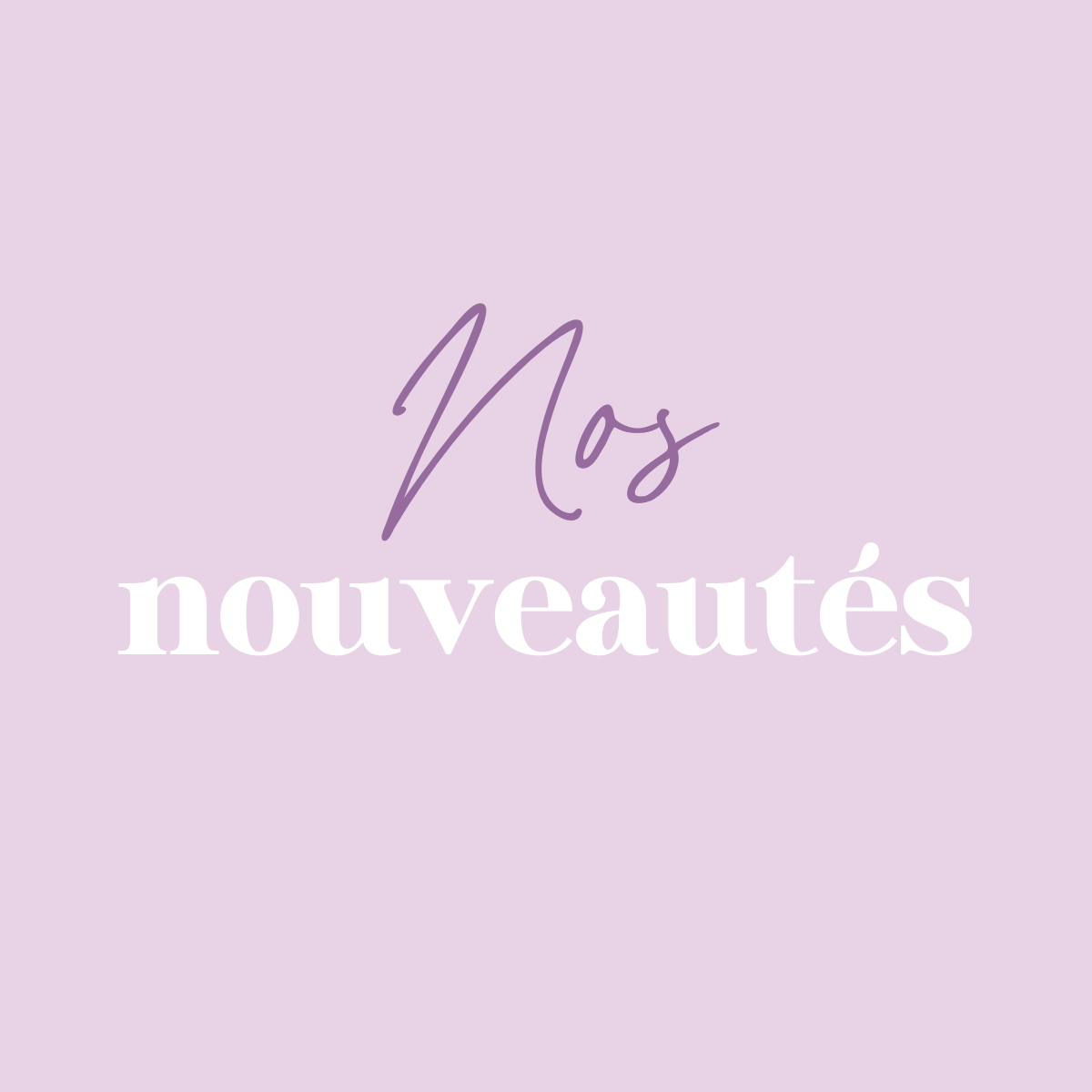Nouveautés