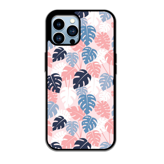 🌿 Monstera Pastel – Feuilles douces & tons poudrés 🌸