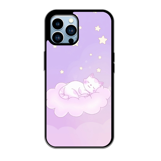 🌙 Dreamy Cat - Douce nuit et ciel étoilé ✨