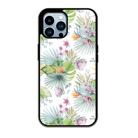 🌿 Jungle Soft – Fleurs & Palmes Douces