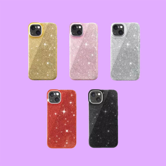 ✨ Coque à paillettes personnalisable — Résine UV & Charms ✨