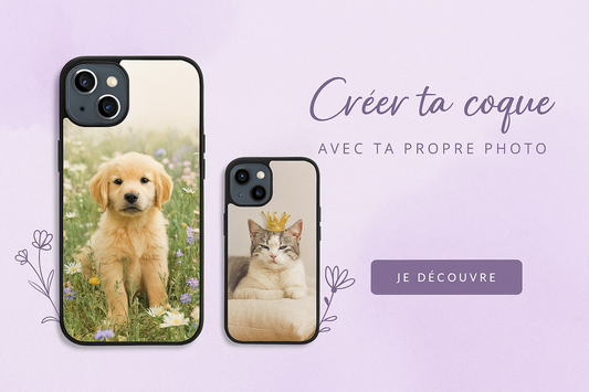 ✨ Coque 100% personnalisée avec VOTRE photo ✨