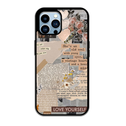 📰 Old Soul - Collage rétro & message inspirant
