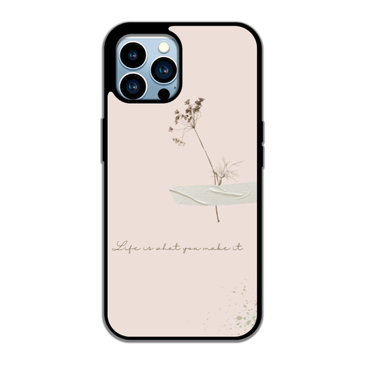 🌾 Life is what you make it - Simplicité poétique & message doux