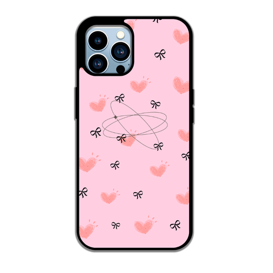 🎀 Pink Orbit - Coeurs en apesanteur & rubans délicats