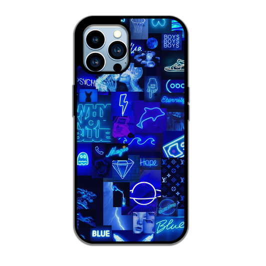 💙 Blue Neon - Vibes électriques & collage lumineux